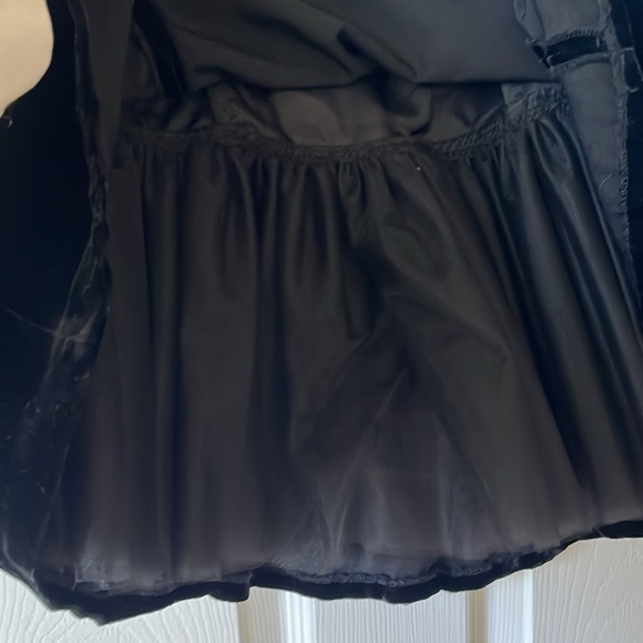 Vintage Victor Costa blk velvet skirt with peticoat sz 8 - Picture 4 of 4